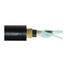 ADSS All Dielectric Self Supporting Aerial Optical Fiber Cable For Aerial Method , 2-144 Cores