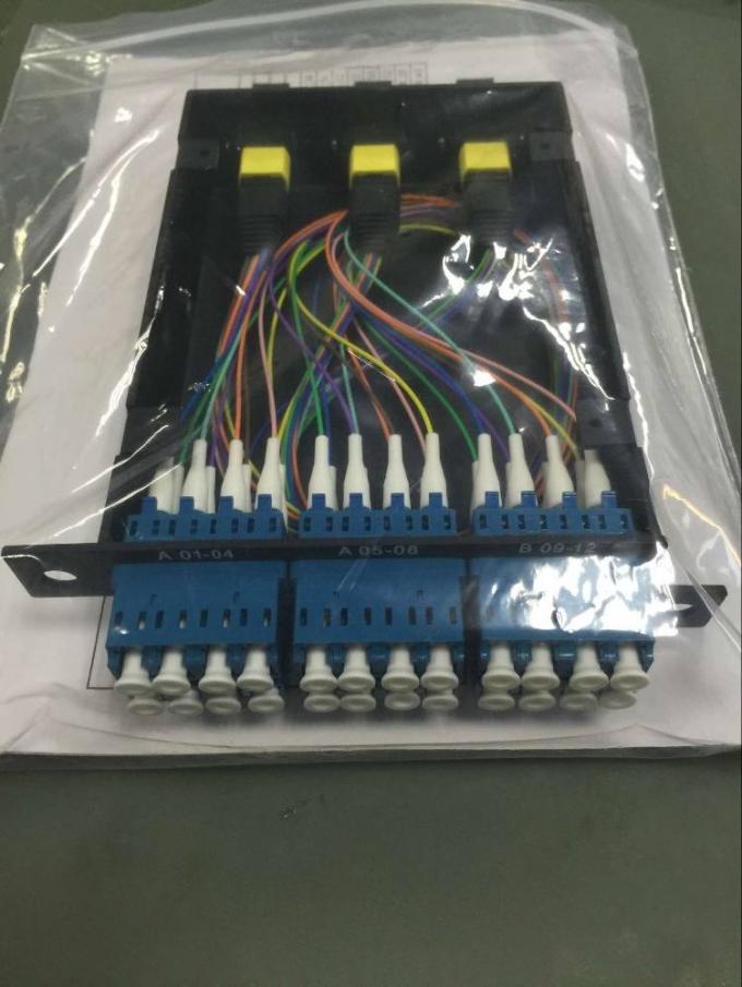Kaseta modułu MTP FTTH Patch panel światłowodowy APC UPC 12/24 rdzeń 1