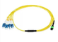 Singlemode Breakout LC DX 2.0mm Mtp Fiber Cable Yellow Color