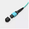 Single Mode Multimode Optic MPO Trunk Cables 8 Fiber Core