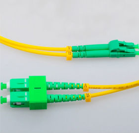 Duplex Insertion Loss <=0.2dB LC/APC-SC/APC Fiber Optic Patch Cord 2.0mm corning SX/DX optional