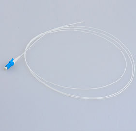 White cable SC APC SM SX 0.9mm White Fiber Optic Pigtail for Video Transmission , Data Transmission