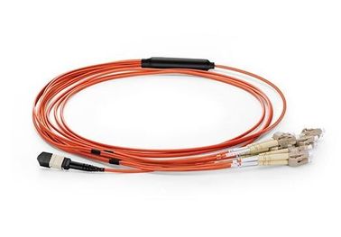 3.0mm To 2.0mm 12F Core Mtp To LC Mpo Patch Cord