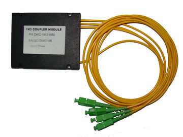 Low insertion loss, low PDL 1 × 32 PLC SC / APC Fiber Optic Splitter