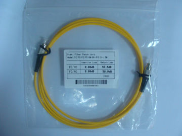 FC-FC Simplex Fiber Patch Cord For FTTH , CATV, LAN , MAN , WAN