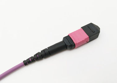 3.0mm / 3.6mm Diameter OM4 12 Cores Mpo Patch Cord
