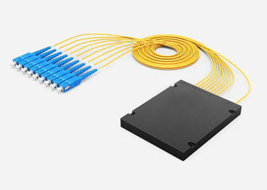 Low insertion loss, low PDL 1 × 32 PLC SC / APC Fiber Optic Splitter
