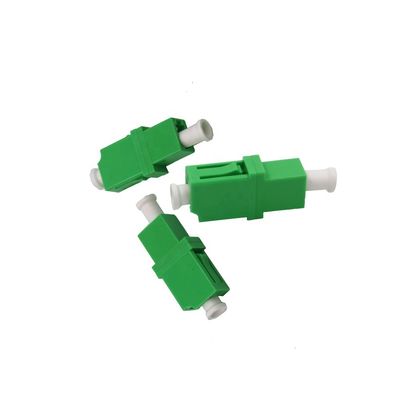 Plastic LC / APC Simplex Flangeless Fiber Optic Receptacle