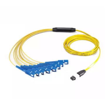 12-rdzeniowy kabel krosowy MTP / MPO - SC SM używany wewnątrz pudełka modułu
