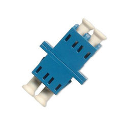 LC / UPC Adapter światłowodowy duplex kolor niebieski materiał certyfikacyjny ROHS