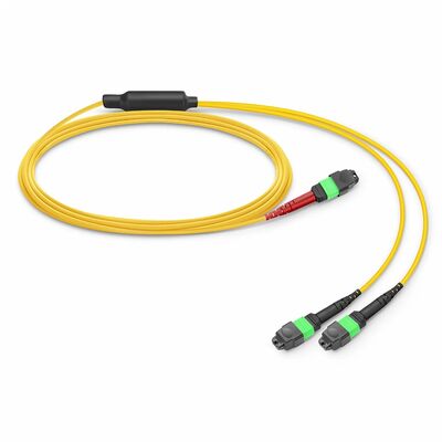 Jakość Kabel MTP Breakout z 0,35dB niskim IL i G.657.A1 Włókna niewrażliwe na gięcie do zastosowań z oceną bezpieczeństwa przeciwpożarowego OFNP Fabryka