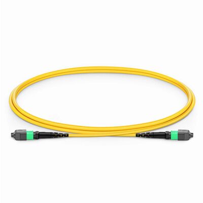 Jakość Kabel krosowy MPO z niską stratą IL 0,35dB dla transceiverów 800G QSFP-DD i światłowodu G.657.A1 odpornego na zginanie Fabryka