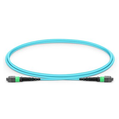 Jakość Kabel MPO-16 z 0,35dB niskim IL i 8° APC Endface dla nadajników 400G QSFP-DD i OSFP Fabryka