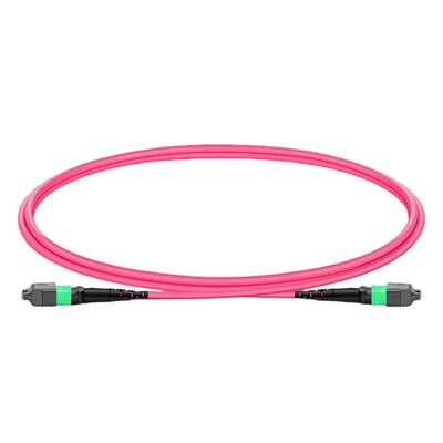 Jakość Kabel MPO Jumper z włóknem niewrażliwym na gięcie 7,5 mm Min. Radiusz gięcia i końcowa powierzchnia APC dla nadajników 400G Fabryka