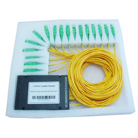 Low insertion loss, low PDL 1 × 32 PLC SC / APC Fiber Optic Splitter