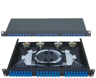 19&#39;&#39;Standard Structure SC24 Rack-Mounted Fiber Optic Patch Panel Terminal Box